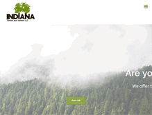 Tablet Screenshot of indianatimberandveneer.com